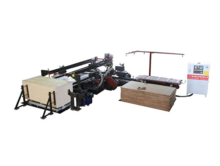 Vertical and horizontal automatic edge sawing machine