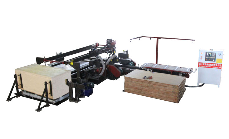 Vertical and horizontal automatic edge sawing machine