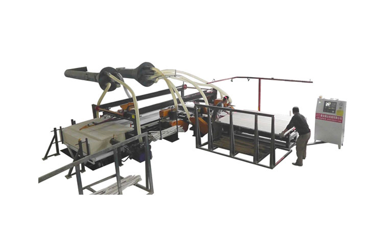 Automatic edge sawing machine for glass magnesium plate